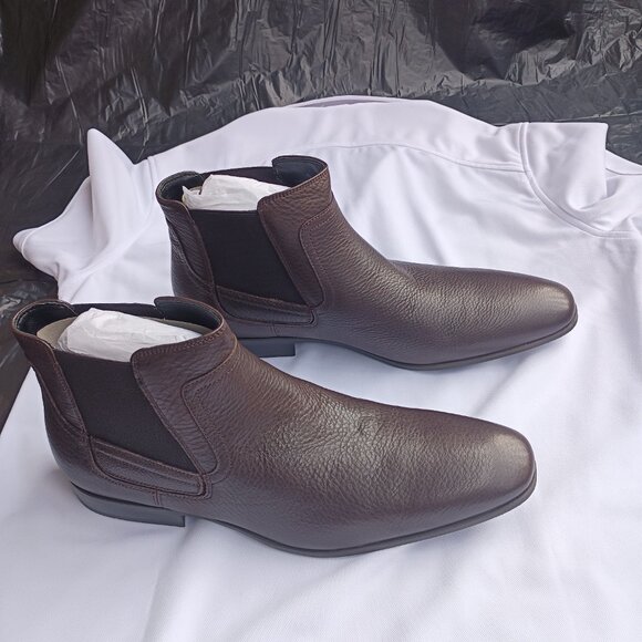 Leither Brown Chelsea Boot main image 4